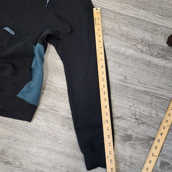 Volcom Forzee Hoodie Mens Med Black Pullover Slim Fit  school outdoor - Picture 9 of 12